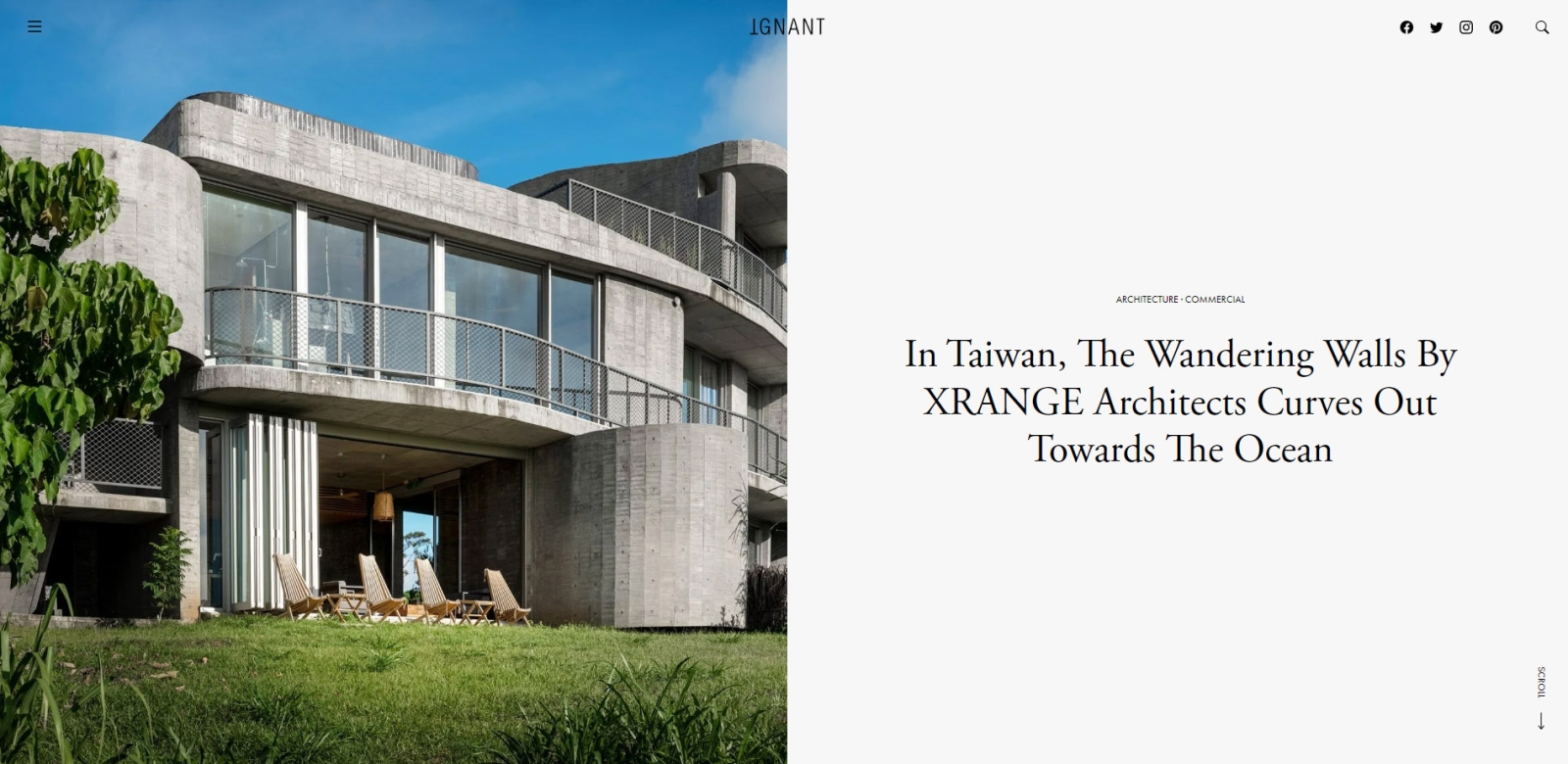德國質感線上雜誌IGNANT報導灣臥