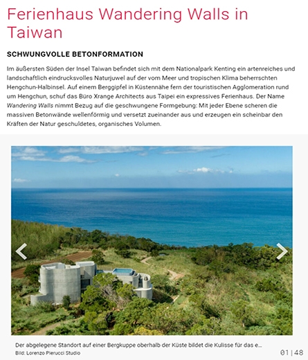 German magazine Baunetz Wissen reported