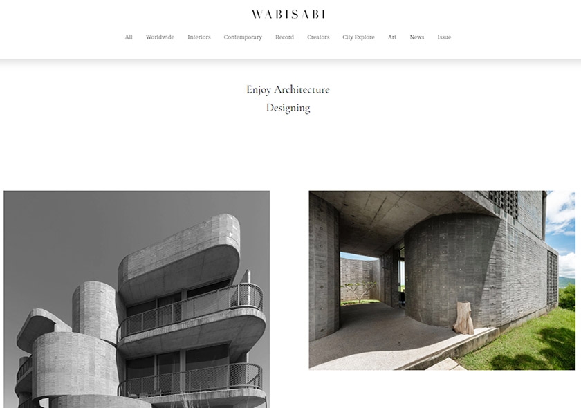 侘寂WABISABI．灣臥建築師專訪