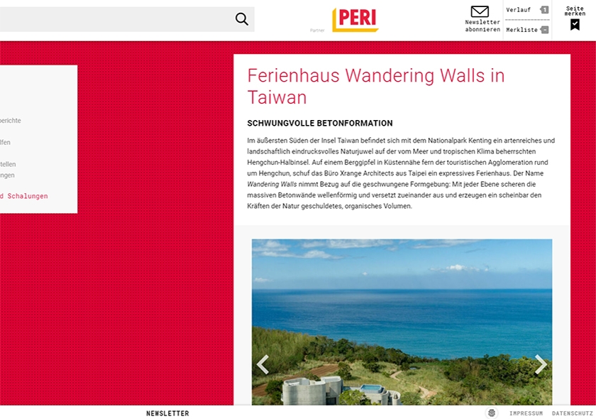 Baunetz Wissen Website．報導灣臥